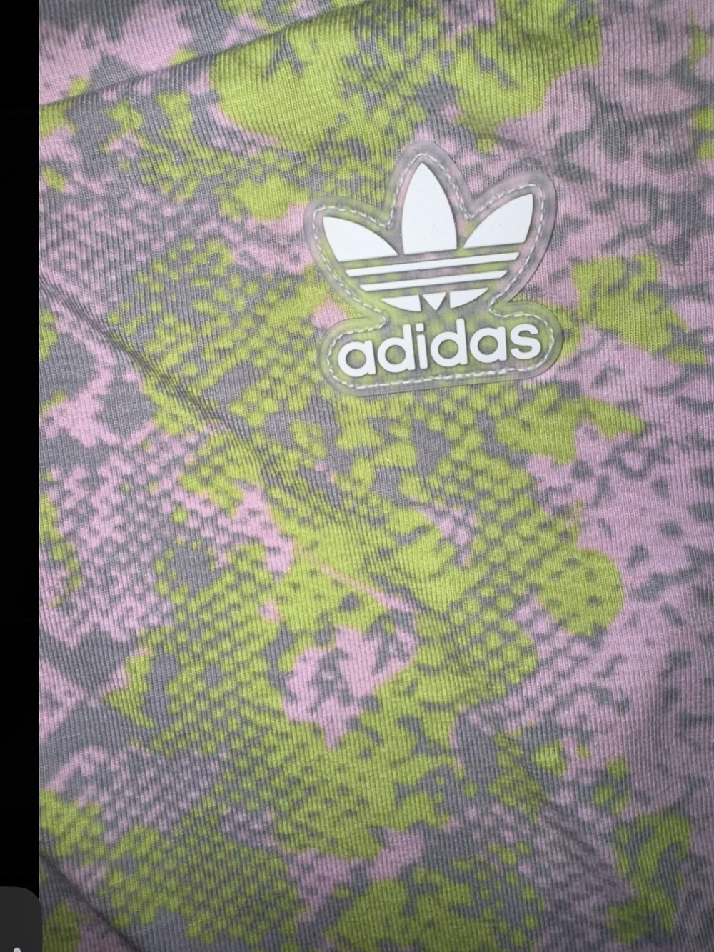 Adidas Originals Snake Print Bike Shorts Small - Picture 4 of 12
